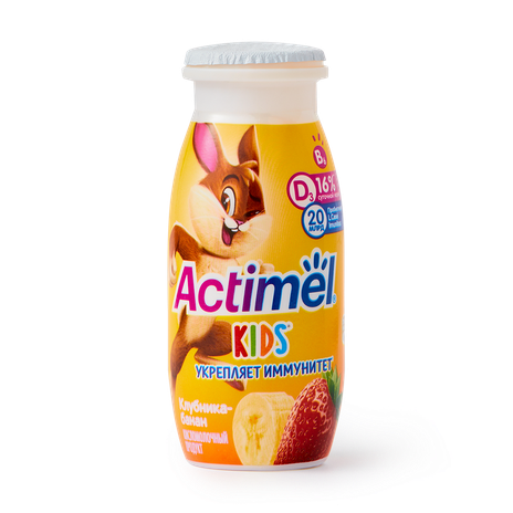 ACTIMEL Kids Imunnovitamin - Клубника - Банан