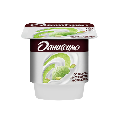 DANISSIMO 100G - Фисташковое мороженое "Йогурт"