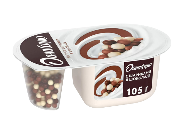DANISSIMO 105G - Фантазия Хрустящие шарики "Йогурт"