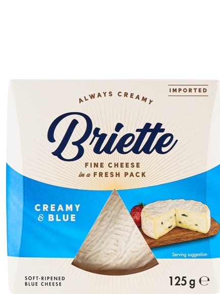 Сыр мягкий Briette Cremy & Blue 125гр