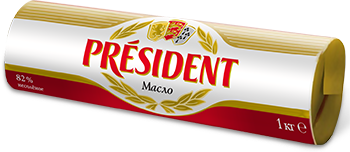 Масло President ролл 82% 1кг